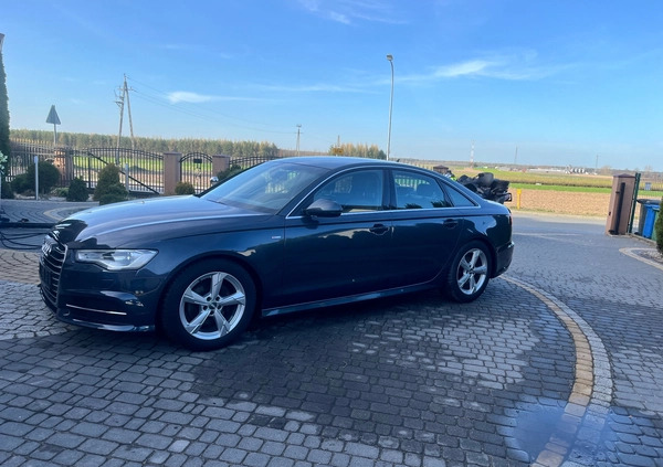 Audi A6 cena 75500 przebieg: 216000, rok produkcji 2015 z Siedlce małe 211